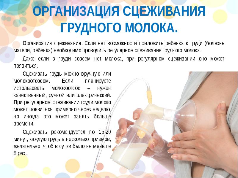 Сцеживание грудного молока: 10 секретов успеха. как правильно пользоваться молокоотсосом