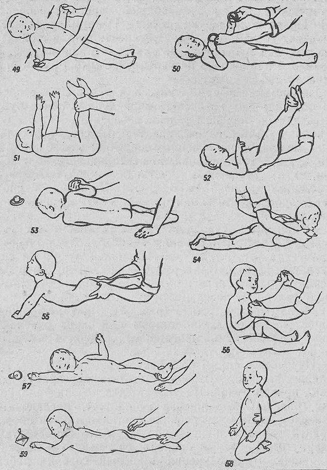 Гимнастика для грудничков 2 месяца