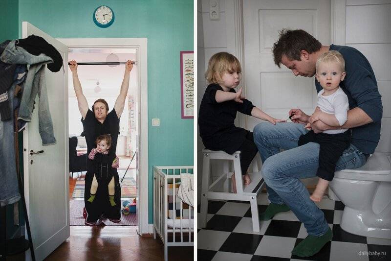 До и после: 25 фотографий родителей, чья жизнь изменилась с рождением ребенка 