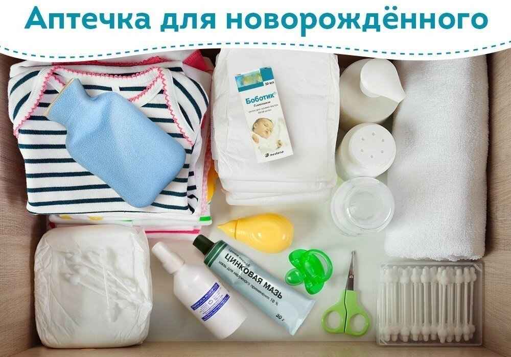 Детская аптечка для новорожденного — список обязательных средств