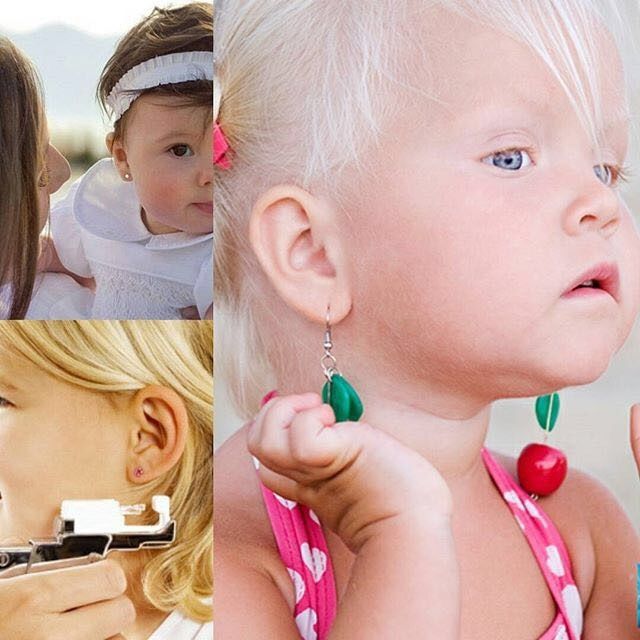 Проколоть уши ребенку: где и когда? серьги для девочки: какие лучше? детское здоровье