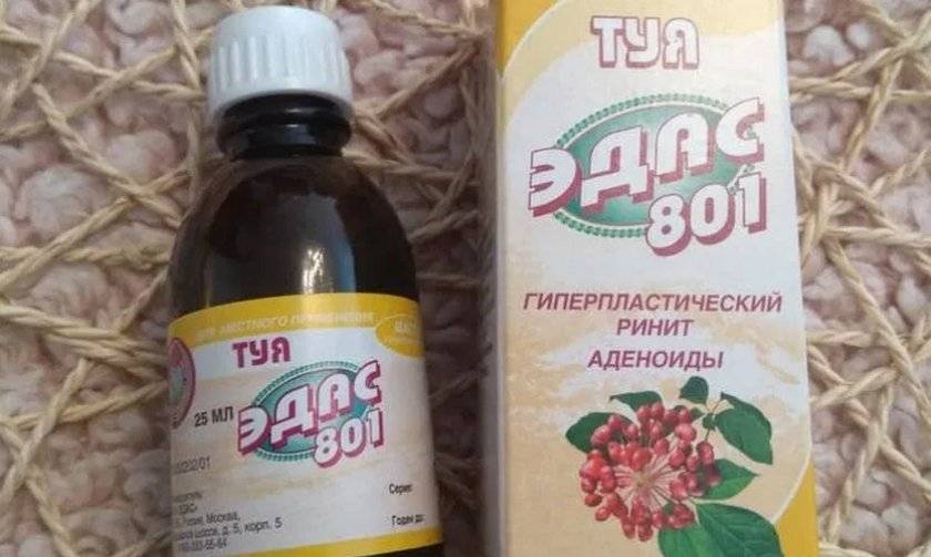Масло туи при аденоидах для детей. масла туя эдас 801, гф, дн: цена, отзывы - medside.ru