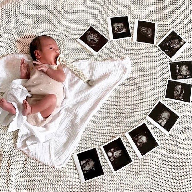 Прикольные фото новорожденных по месяцам