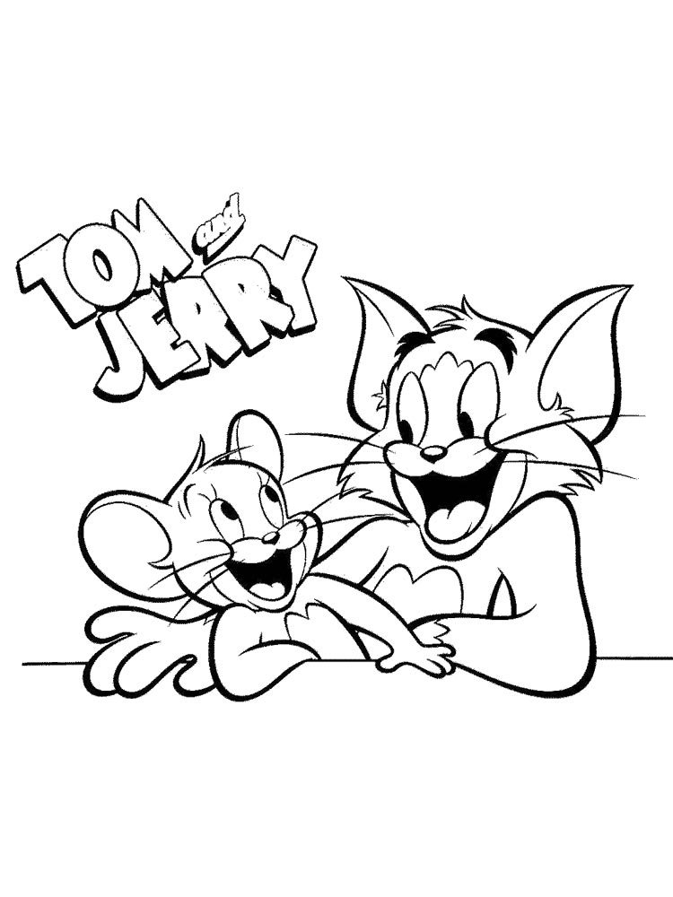 Раскраски “Том и Джерри”