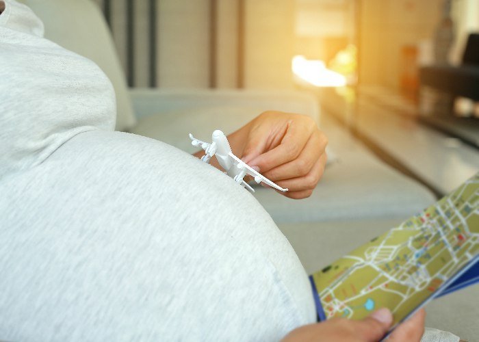 Безопасен ли перелет во время беременности?