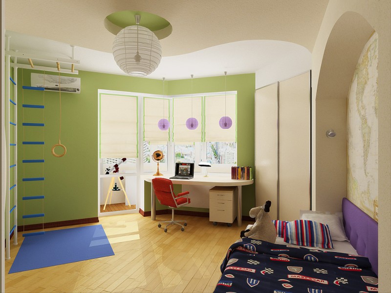Детская комната для дошкольника от 4 до 6 лет - фото готовых проектов | фото квартир