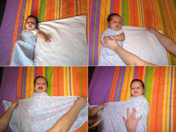 Ребенок не спит без пеленки: что делать?