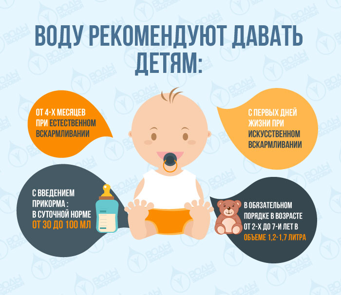 Пить воду новорожденному: нужно ли и можно ли давать, когда начинают вводить в рацион грудному ребенку, дают ли водичку грудничку при икоте?