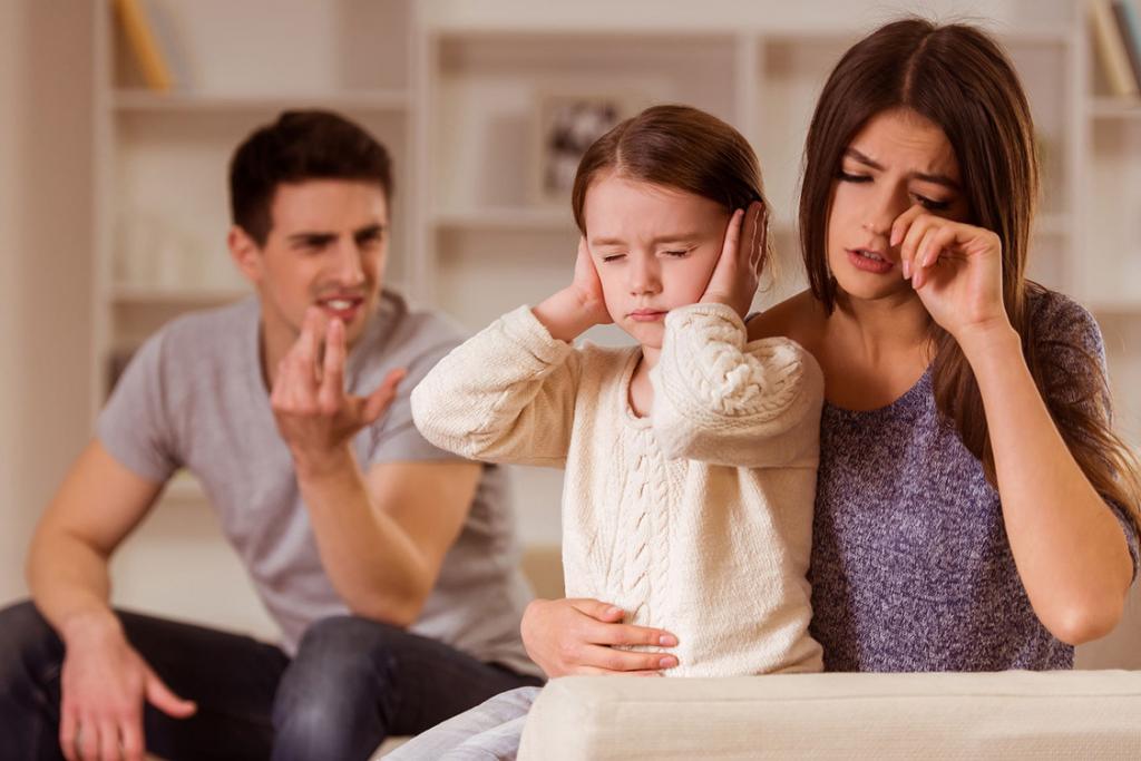 Последствия ссор и конфликтов родителей при ребёнке в семье