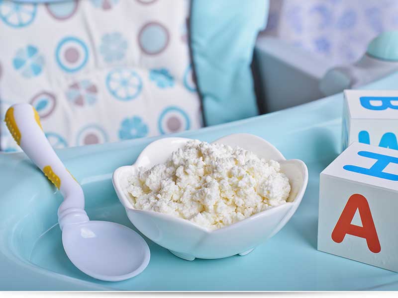 Творог, кефир и яичный желток в питании ребенка: когда и как вводить их в прикорм. введение прикорма: молочные продукты