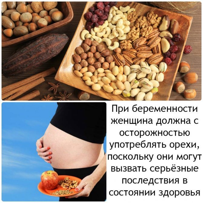 Употребляем орехи при беременности правильно