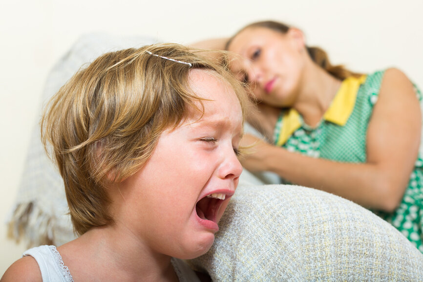 Детская истерика - как помочь родителям