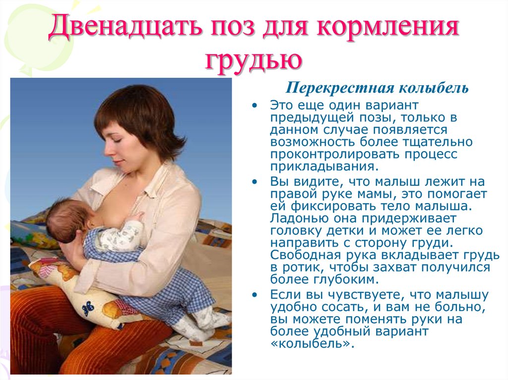 Как правильно прикладывать новорожденного к грудному вскармливанию фото