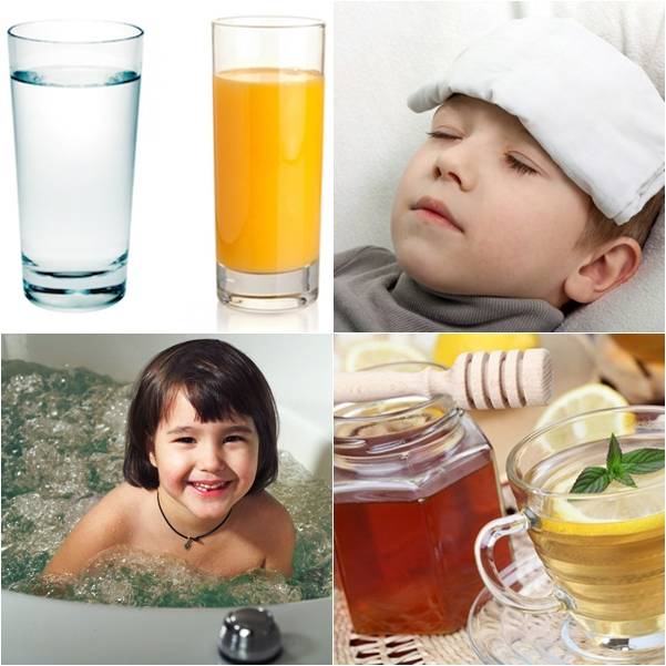 Сбить температуру ребенку домашними средствами. Горячее питье для детей. Теплое питье для детей. Питье от температуры. Народные средства от жара.