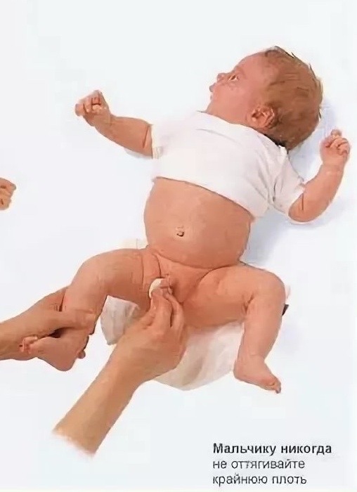 Интимная гигиена новорожденного мальчика