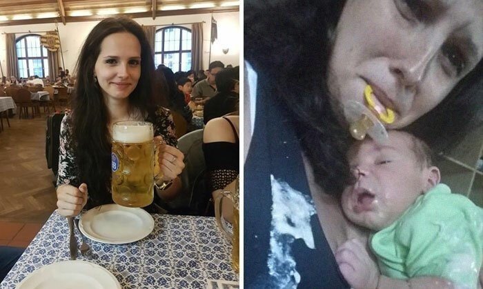 До и после: 25 фотографий родителей, чья жизнь изменилась с рождением ребенка