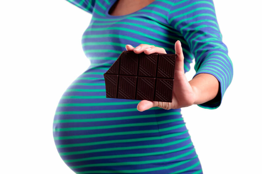 Можно ли шоколад беременным женщинам?  шоколад и беременность
