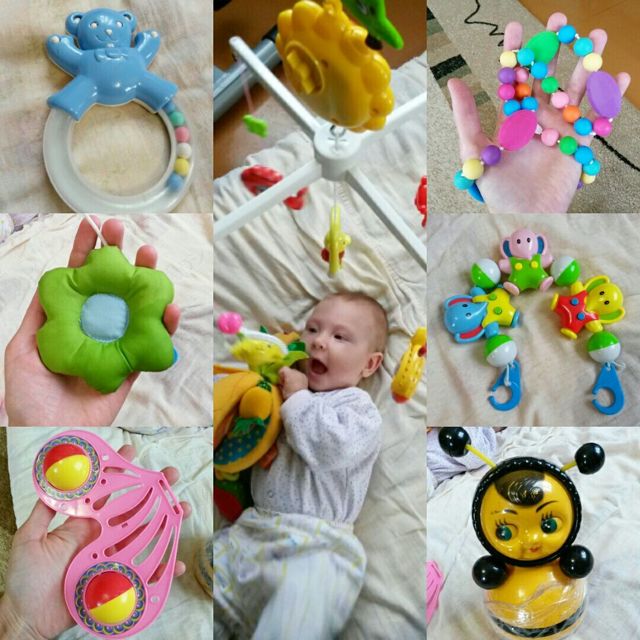 Какие игрушки нужны ребёнку в 2 месяца