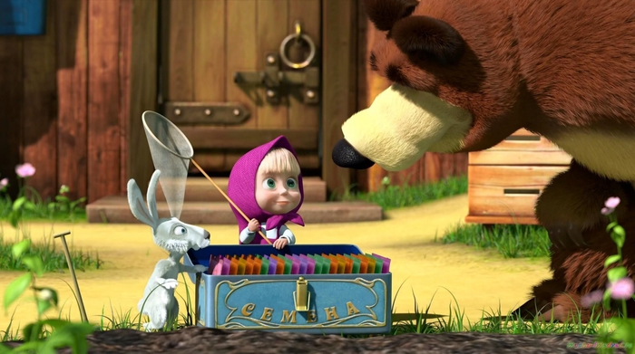 «Маша и медведь» признан самым опасным для детской психики мультфильмом