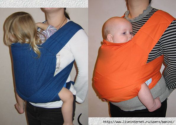 Шьем слинги-шарфы для новорожденных самостоятельно