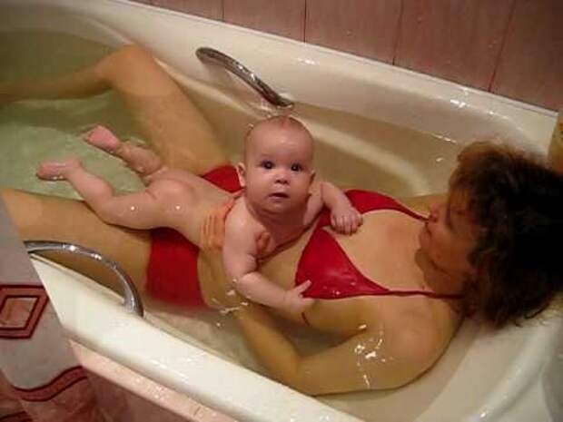 Совместное купание - болталка для мамочек малышей до двух лет - страна мам