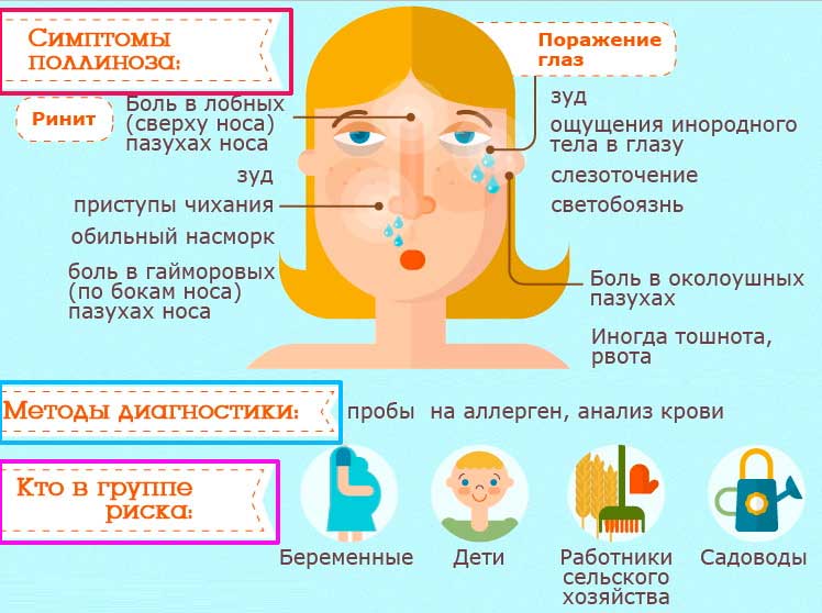 Поллиноз - лечение сенной лихорадки