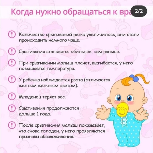 Почему ребенок срыгивает после кормления грудным молоком. причины срыгивания у новорожденного, грудничка фонтаном - medside.ru