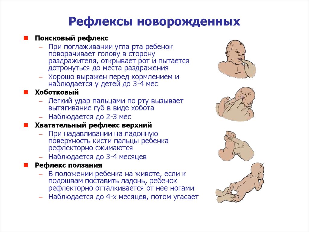 Этапы развития зрения у новорожденного и его нарушения