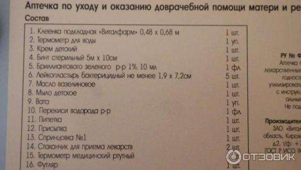Комаровский: аптечка для новорожденного – список необходимых лекарств