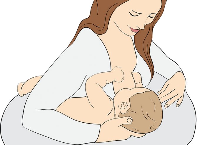 Позы для кормления новорожденных грудных детей: лежа, сидя, из-под руки, в слинге, при лактостазе