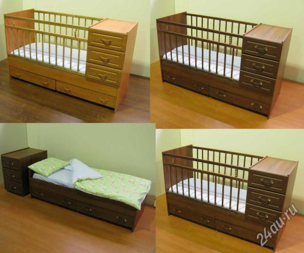 Кроватка трансформер – преимущества использования для новорожденных (95 фото)