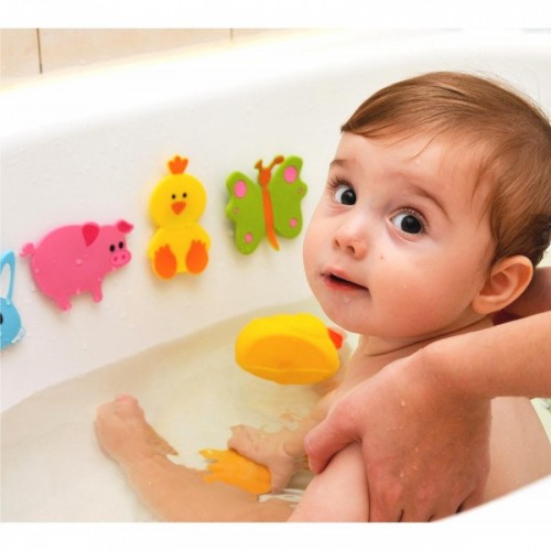 Игрушки для купания: детские резиновые игрушки для ванной, веселые куклы на присосках для ванночки