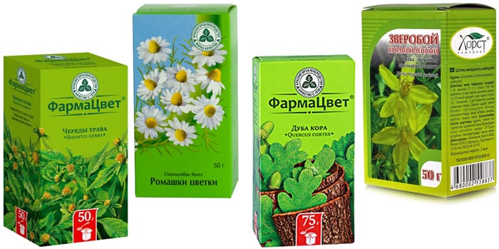 В каких травах купать новорожденного, как заваривать ромашку для купания
