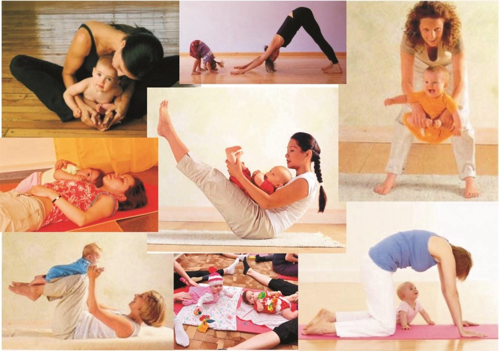 Упражнения для мамы и ребенка. фитнес-упражнения для мам и малышей