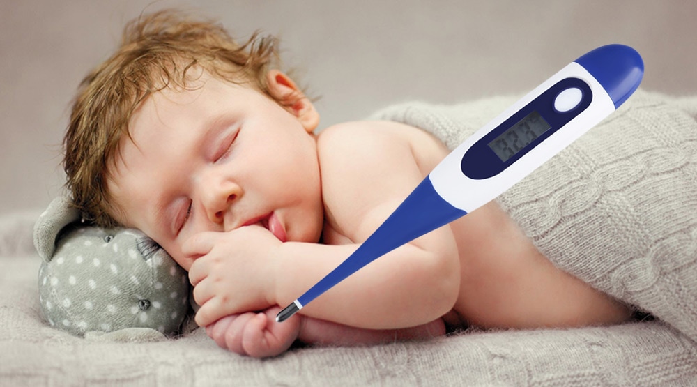 Как новорожденному ребенку померить температуру